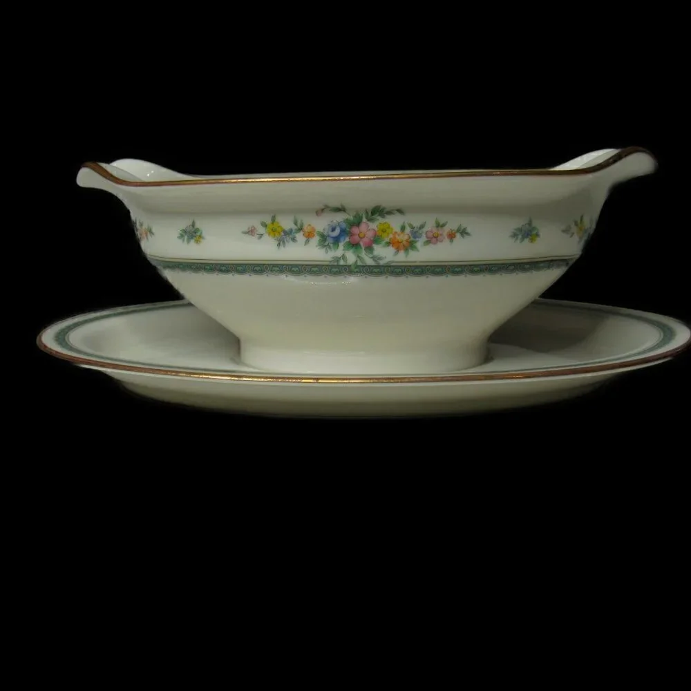 Noritake - Amenity (#7228) - Gravy Boat with Attached Underplate - Picture 3 of 6